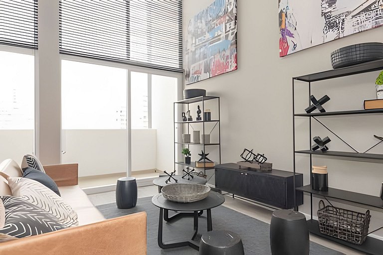 Moderno Departamento/2D2B Metro Santa Ana
