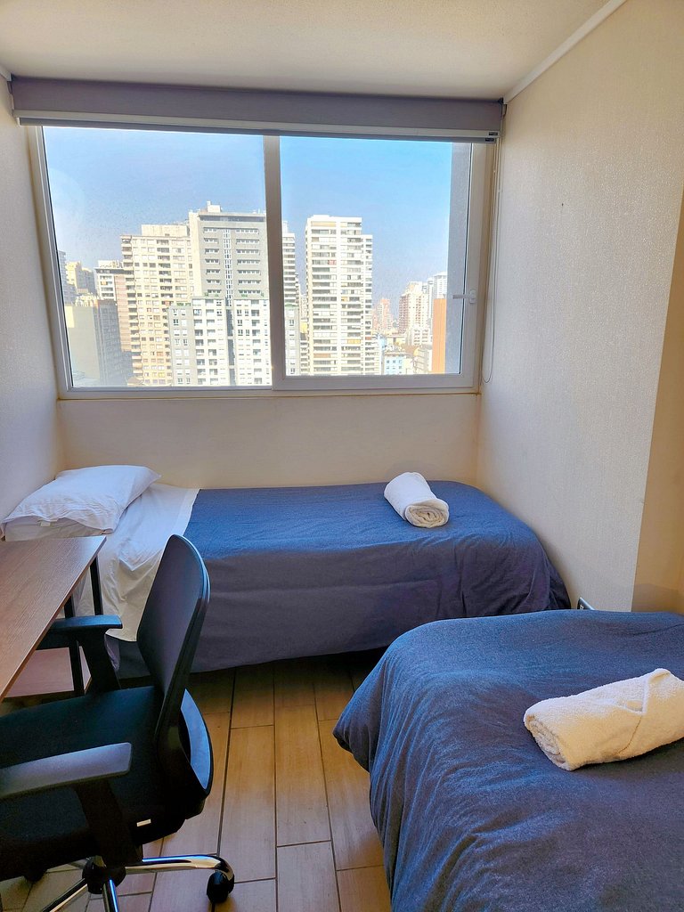 Moderno Departamento/2D2B Metro Santa Ana