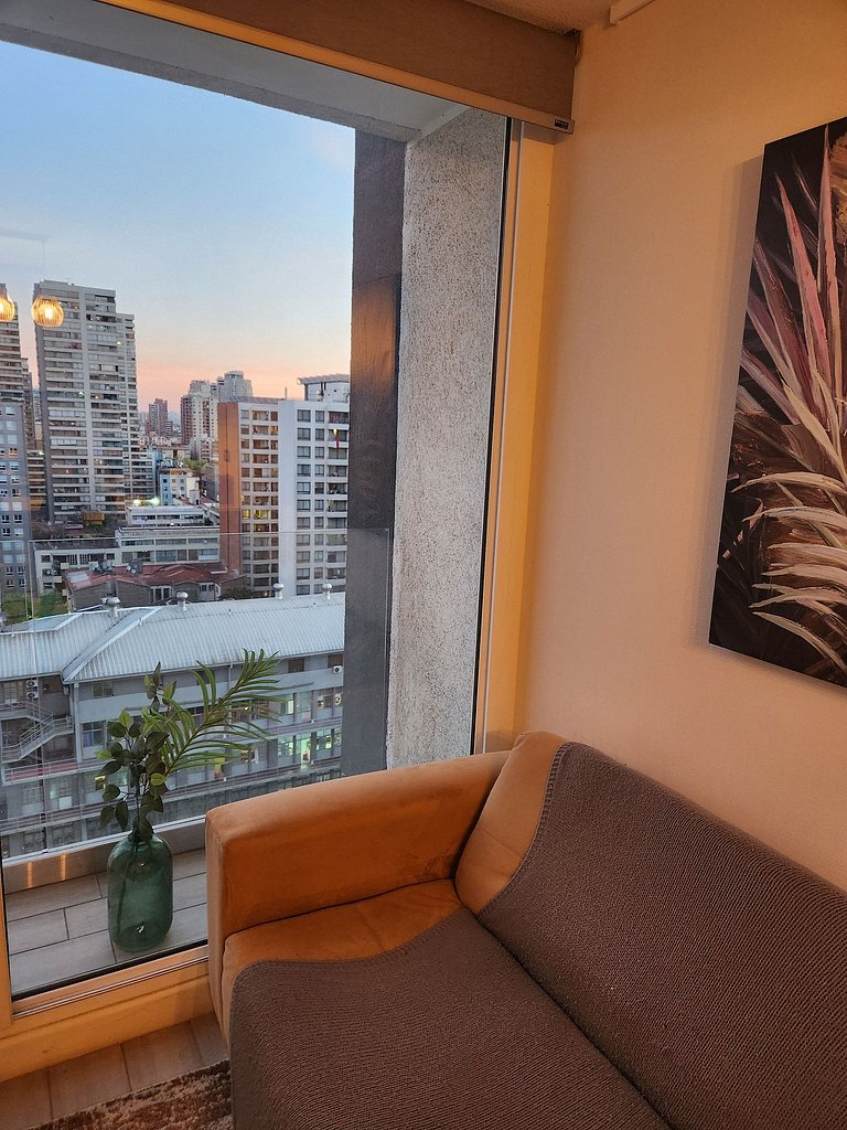 Moderno Departamento/2D2B Metro Santa Ana