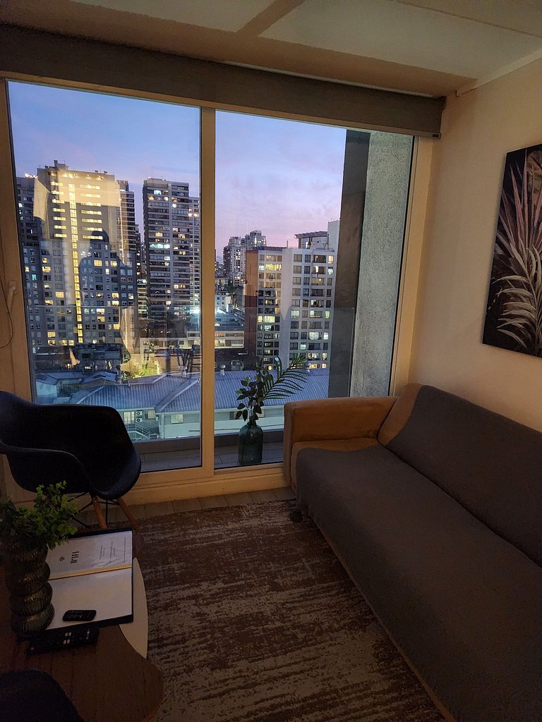 Moderno Departamento/2D2B Metro Santa Ana